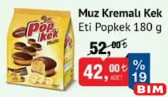 ETİ POPKEK MİNİ MUZLU KEK 180 G fiyat ve kampanya bilgisi